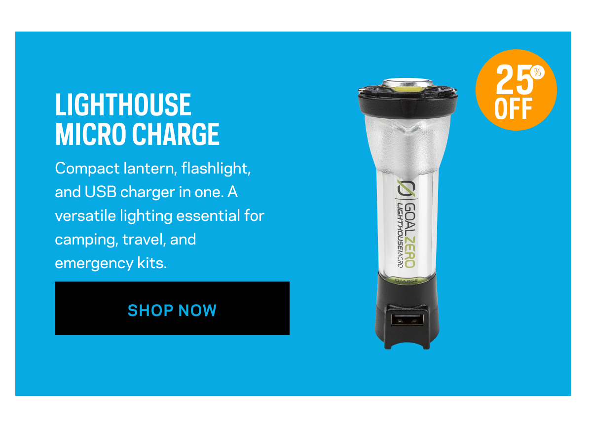 25% Off Lighthouse Micro Charge