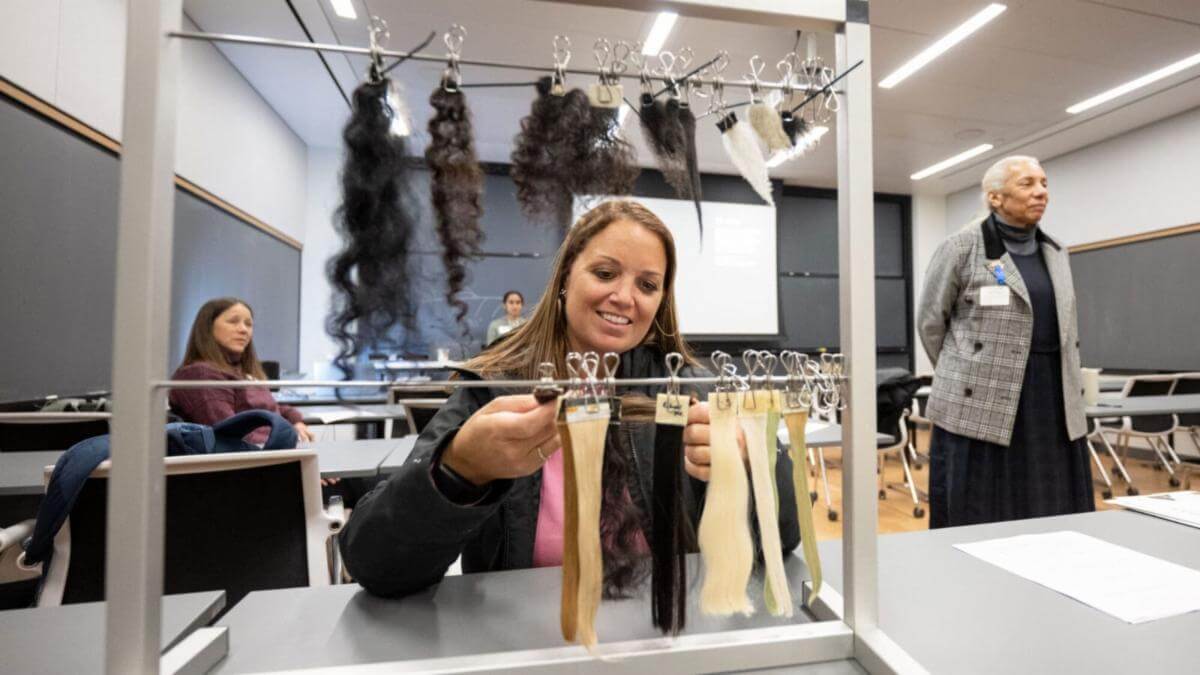 teacher experiments with hair