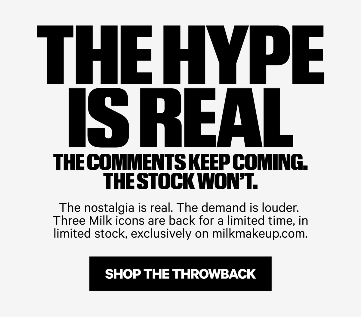 The Hype Is Real. The Comments Keep Coming. The Stock Won't.