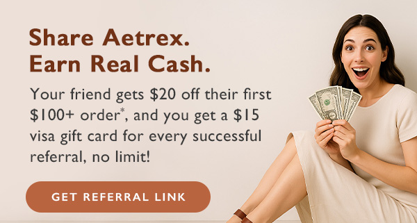 Share Aetrex, Earn $15 cash
