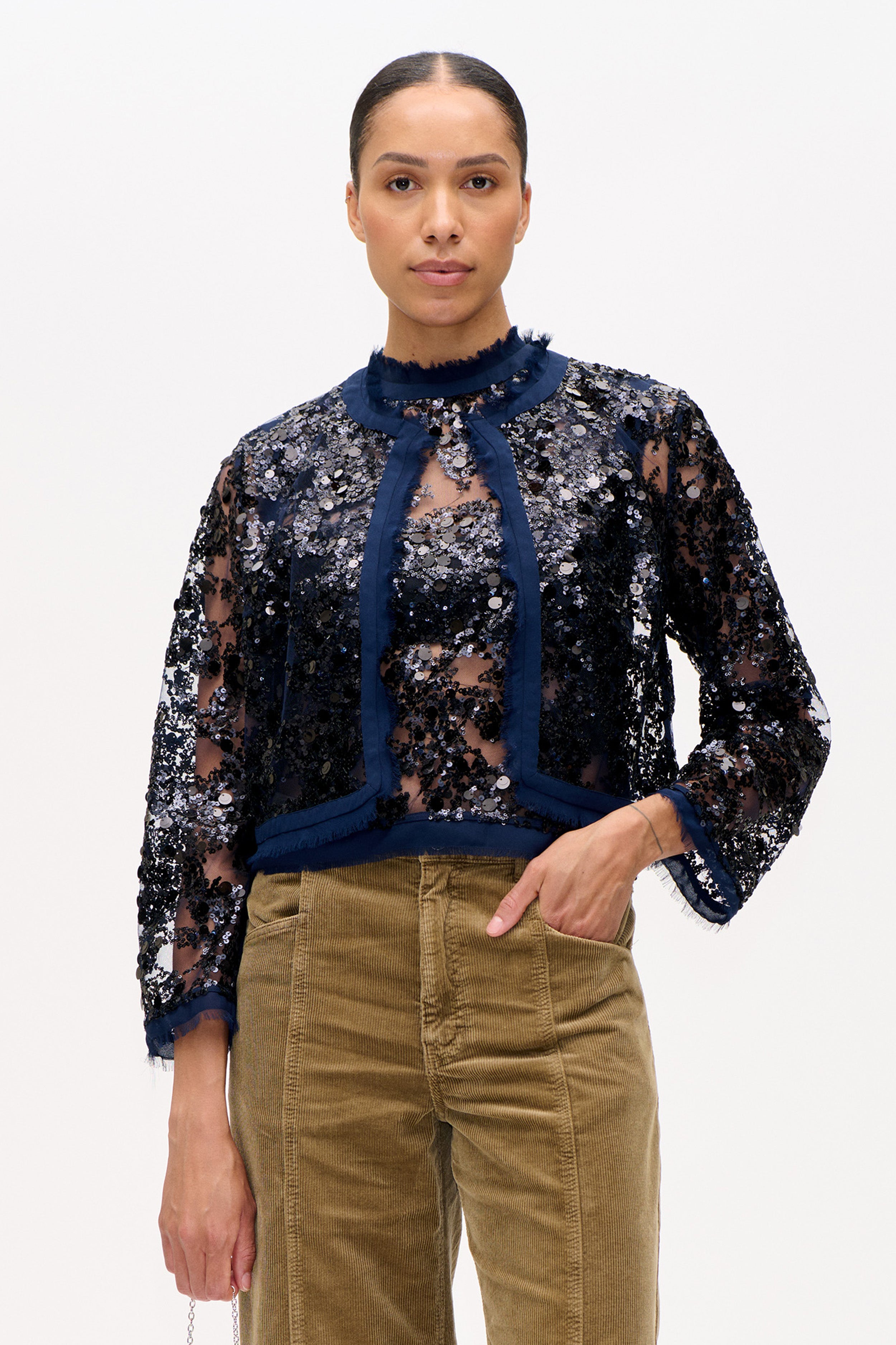Image of BETHINA JACKET | Baritone Blue