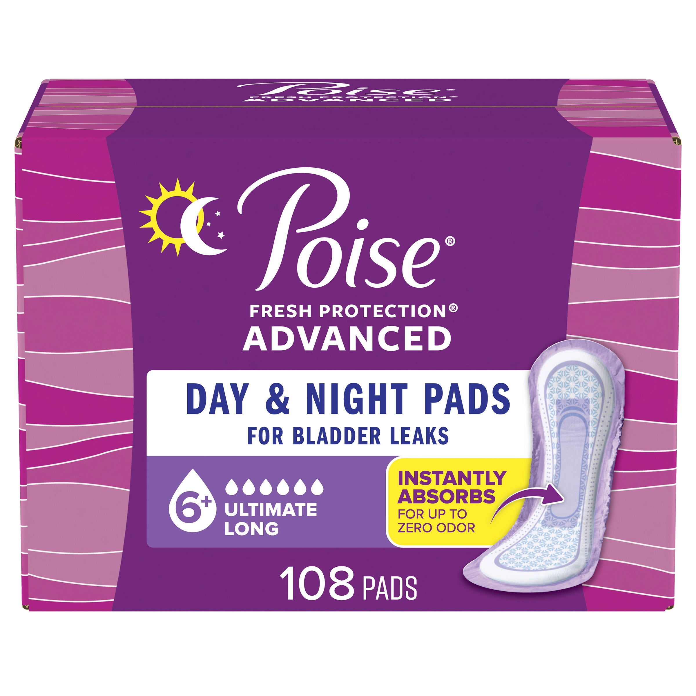 Poise Advanced Ultimate Absorbency Long Pads