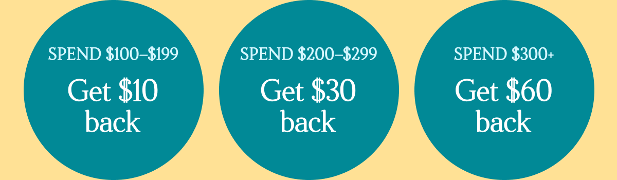 SPEND & Get back