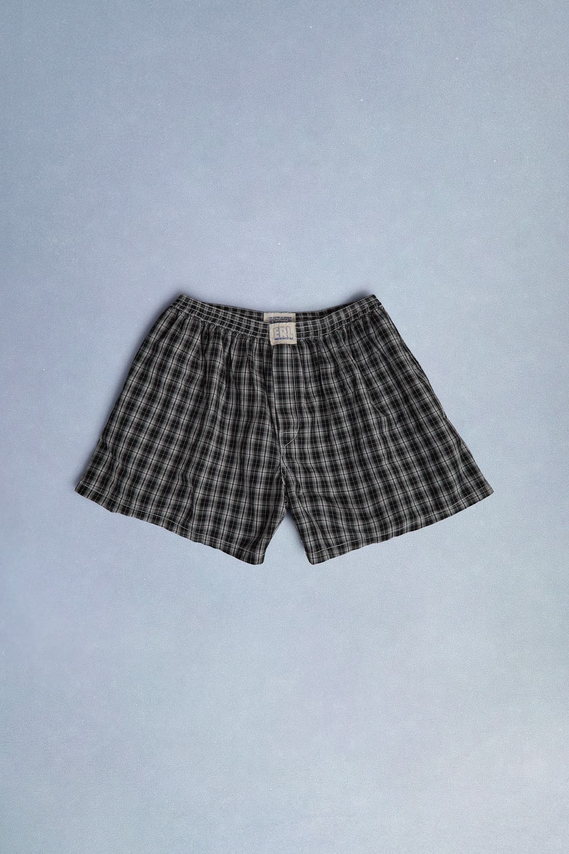 erl black plaid boxers
