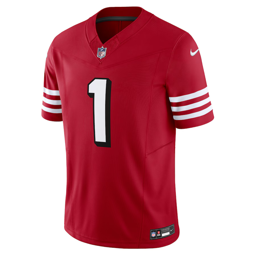 Image of Nike Men's San Francisco 49ers Samuel #1 Limited Jersey–Gym Red