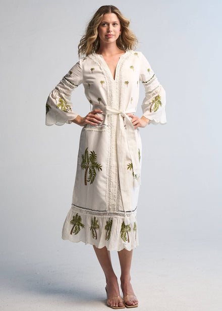 Tania Palm Dress