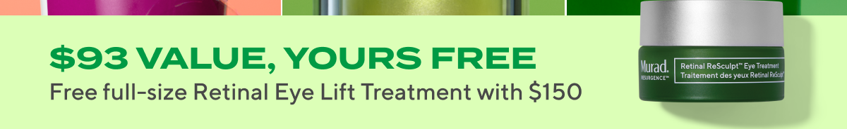 $93 Value, Yours Free | Full Size Retinol Lift Treatment