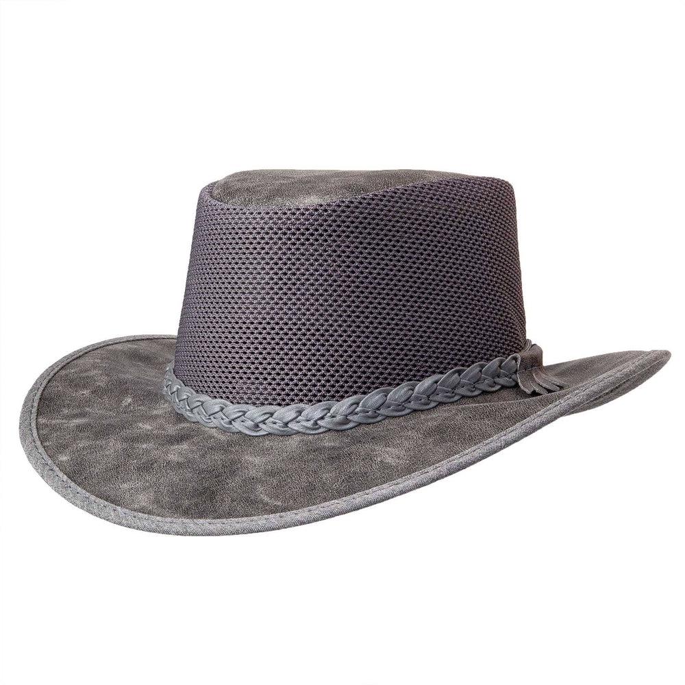 Image of Breeze | Mens Bomber Gray Wide Brim Sun Hat