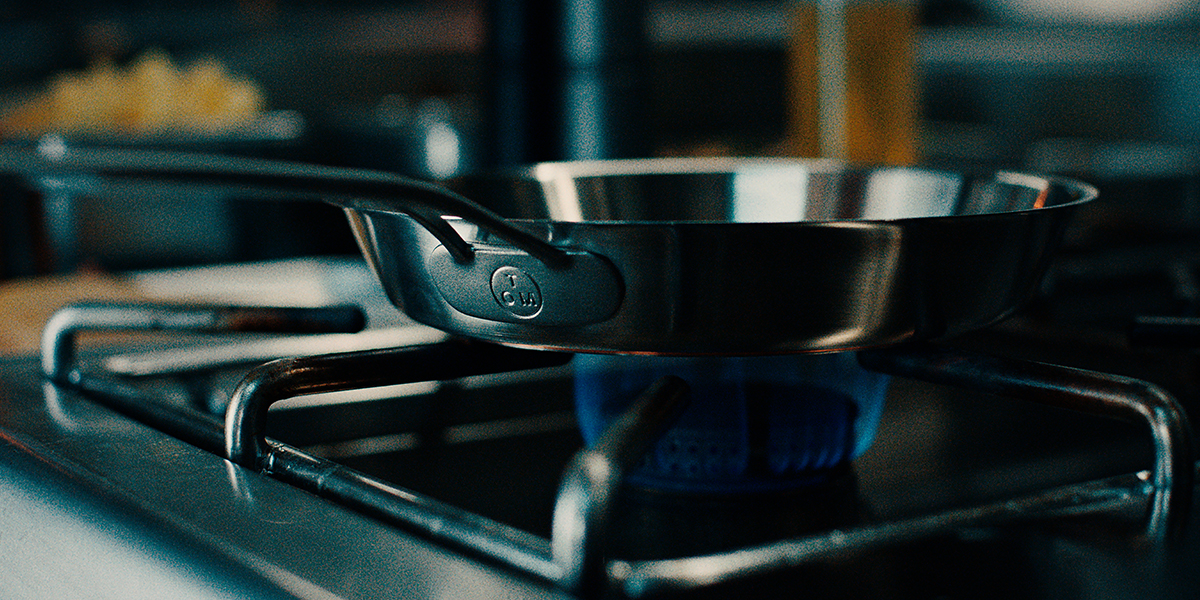 Stainless Steel 20cm Frying Pan