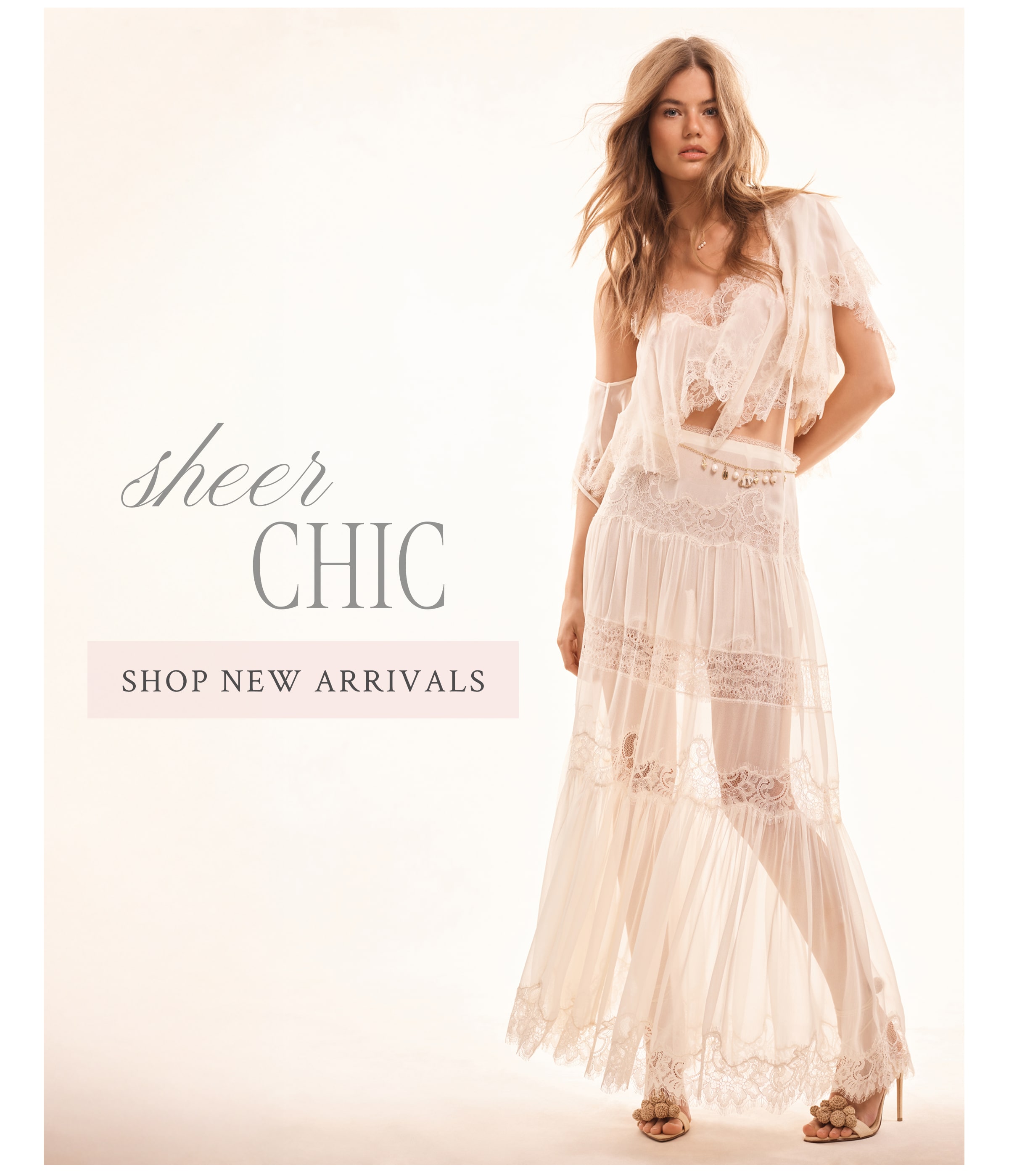Sheer Chic <SHOP NEW ARRIVALS>