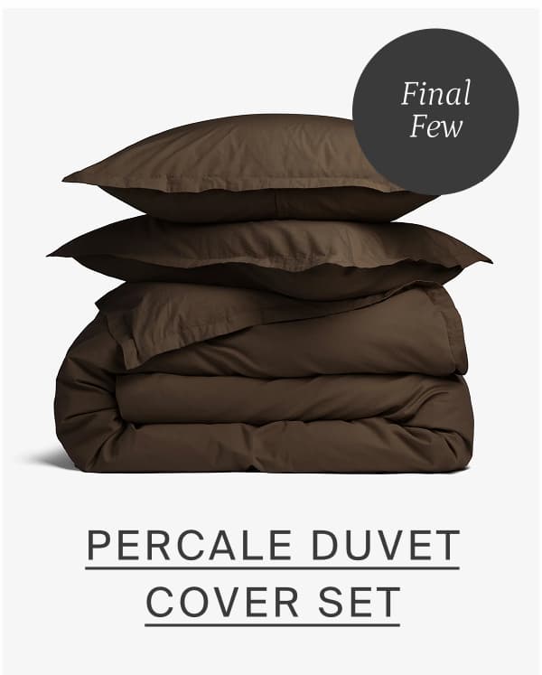 Percale duvet cover set. Final few.