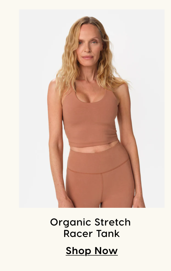 Organic Stretch Racer Tank