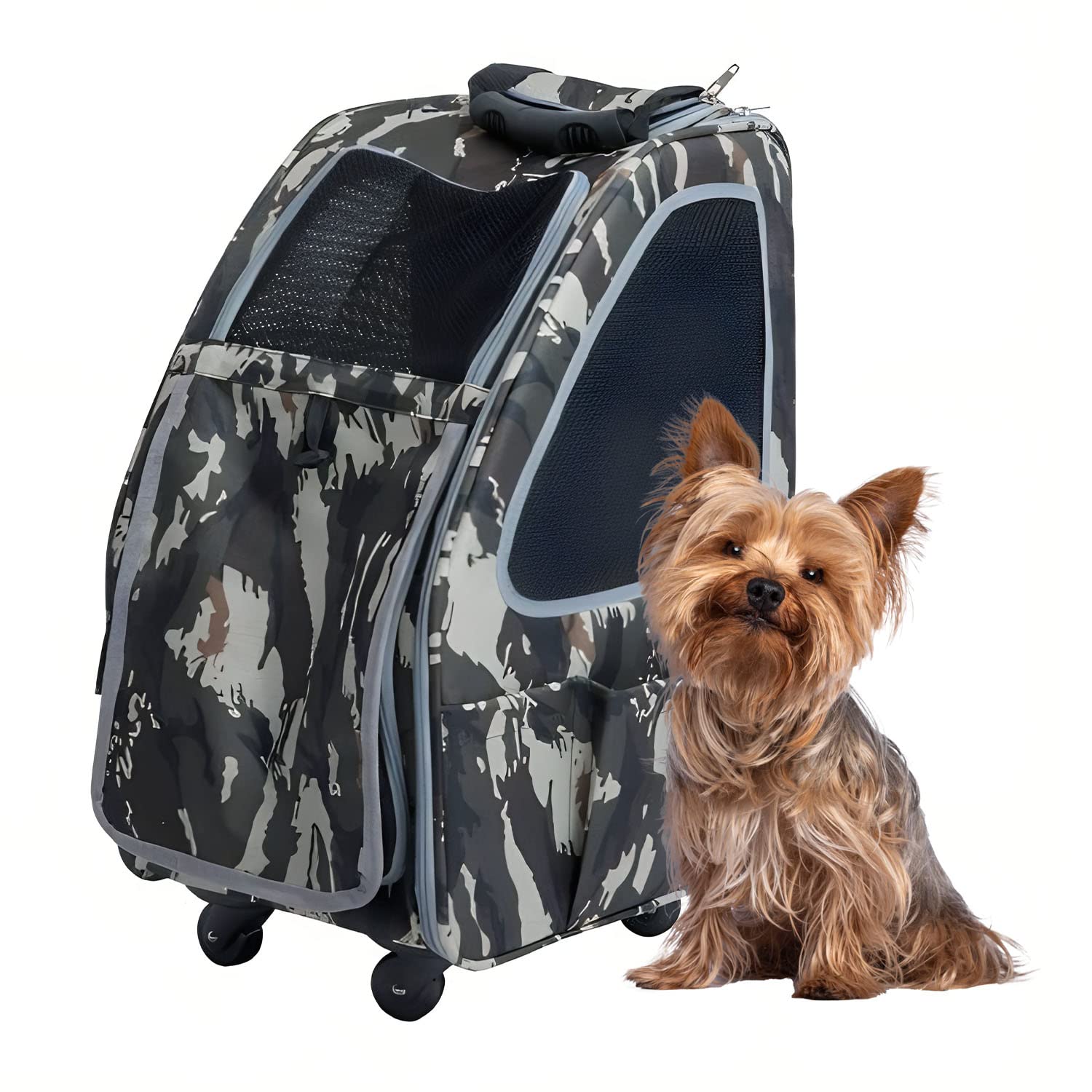 Image of Petique Pet Carrier 5-in-1 carrier for both Cats & Dogs 