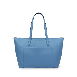 East West Tote Bag with Zip in Panama