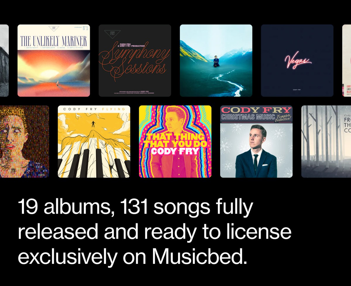 19 albums, 131 songs