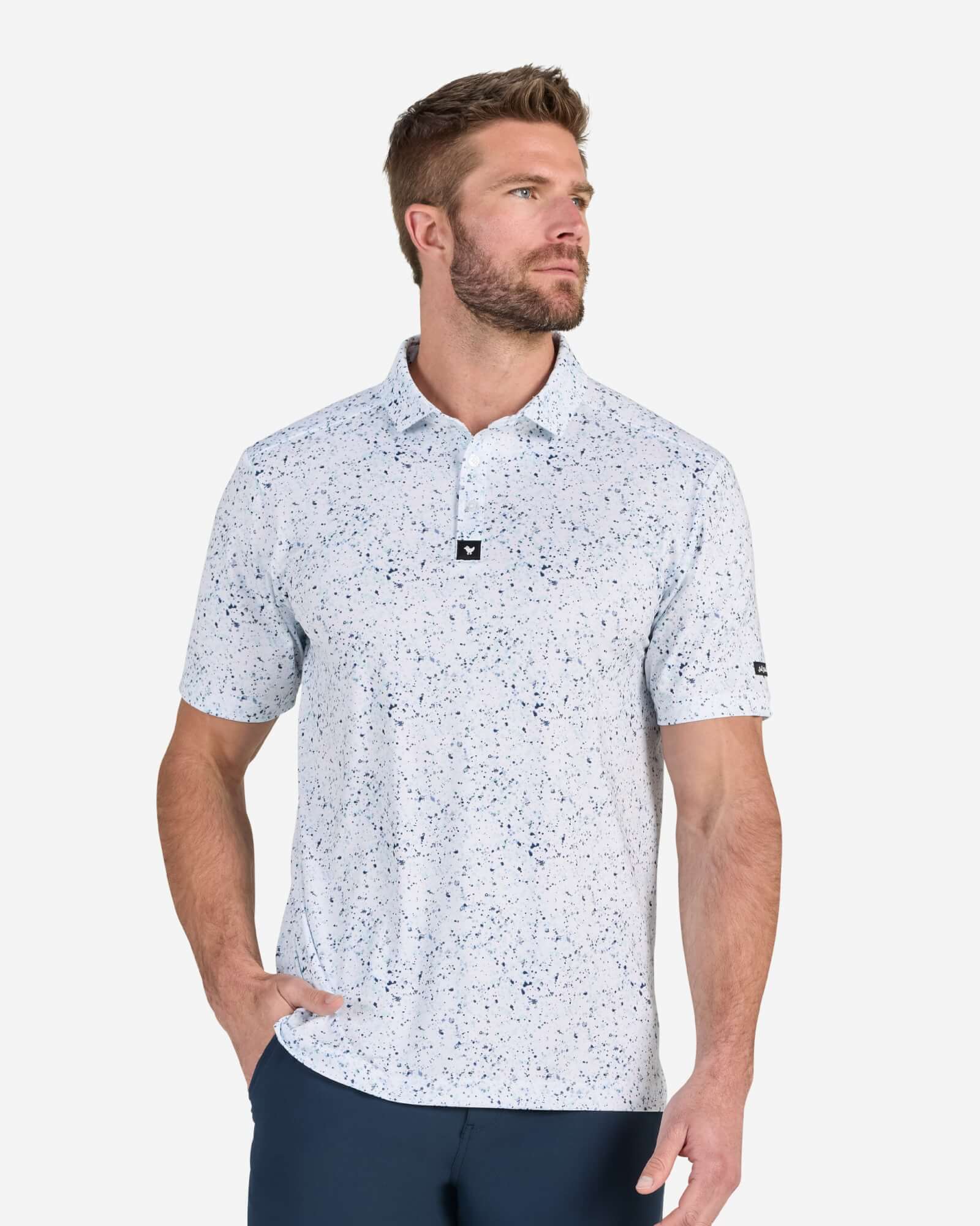 Image of Paint Splatter 3 - Navy