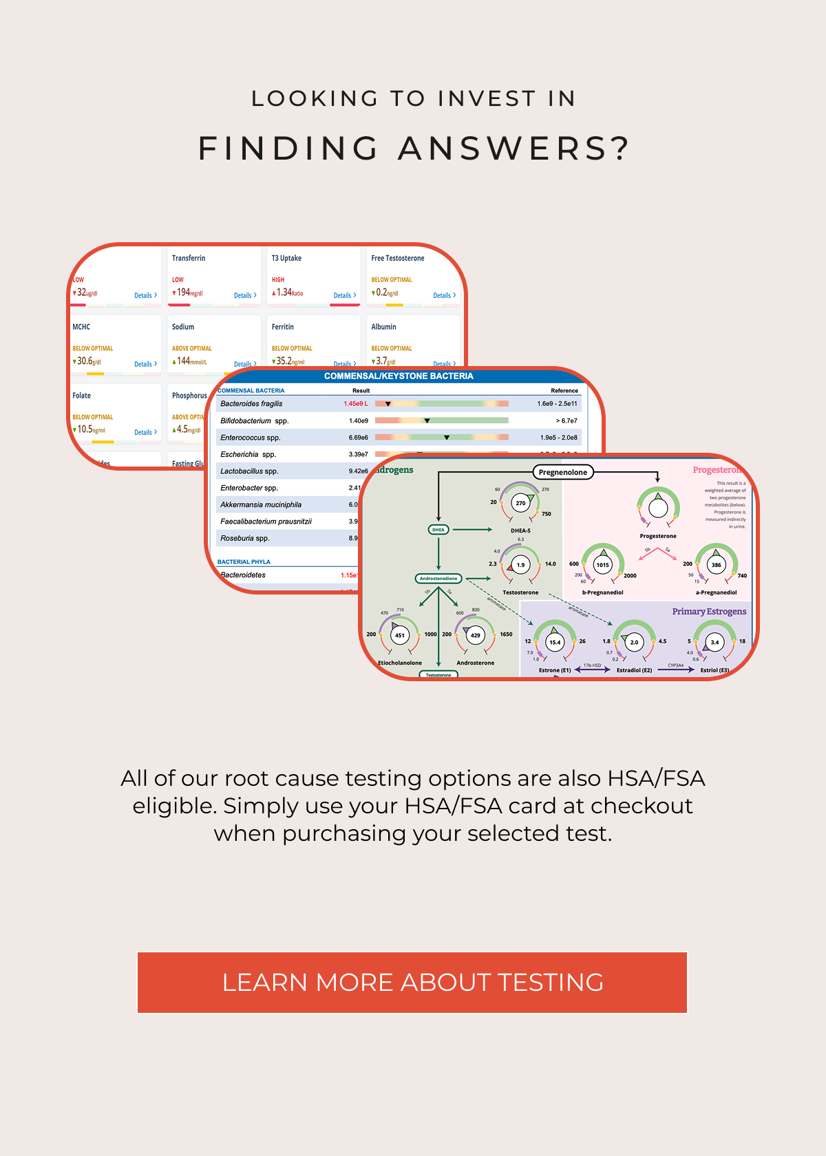Root Cause Testing is HSA/FSA approved