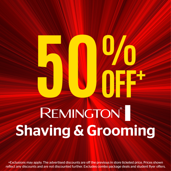 50% OFF+ Remington Shaving & Grooming