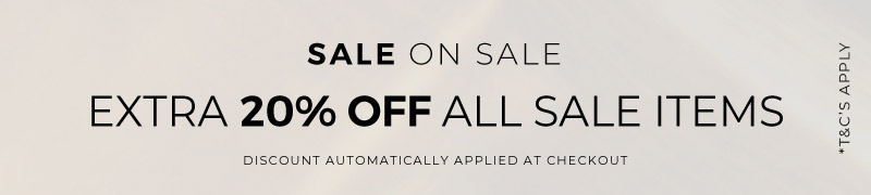 Sale on Sale! Extra 20% OFF* All Sale Items
