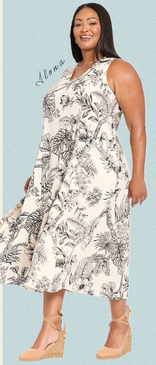 Ilona in Jungle Toile By London Times