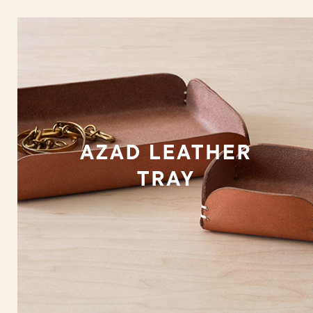 Azad Leather Tray