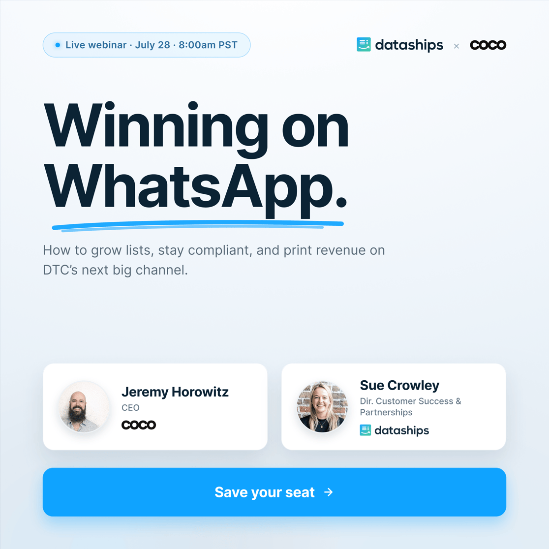WA Webinar — 1x1 (LinkedIn) — LIGHT