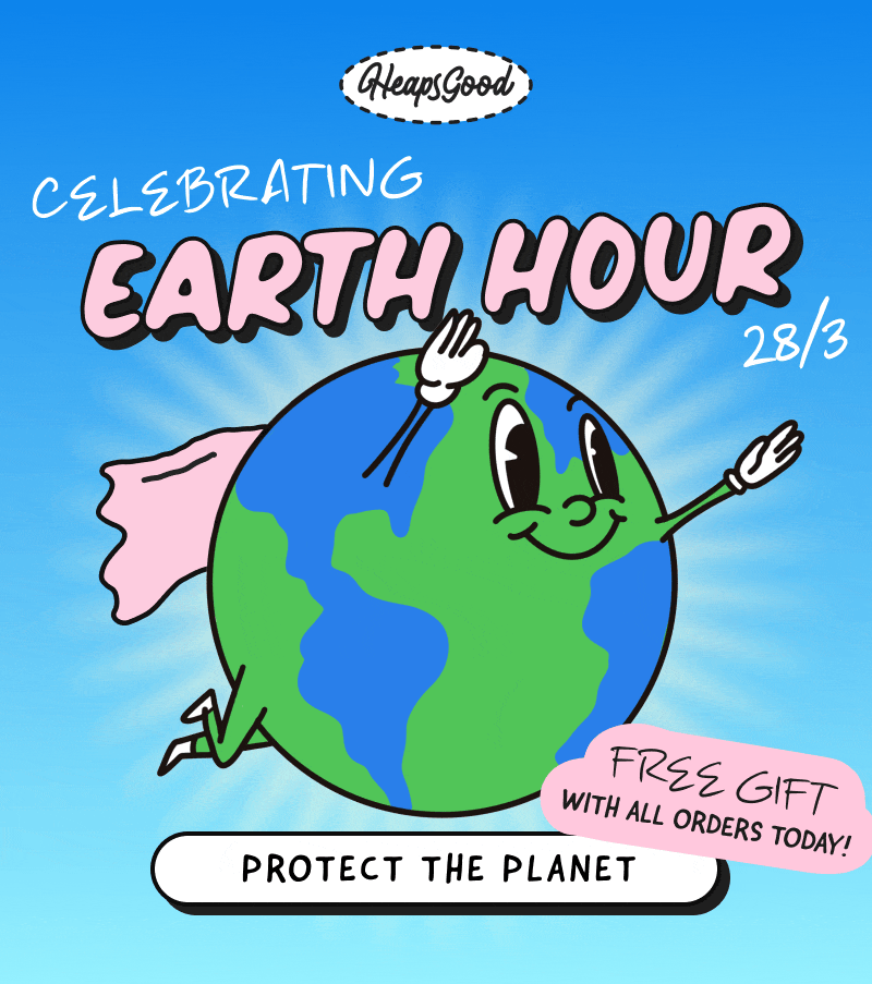 Celebrating Earth Hour. Free Gift with all orders today!