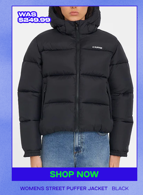 WOMENS STREET PUFFER JACKET BLACK