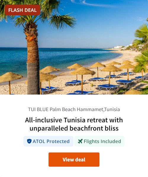 All-inclusive Tunisia retreat with unparalleled beachfront bliss