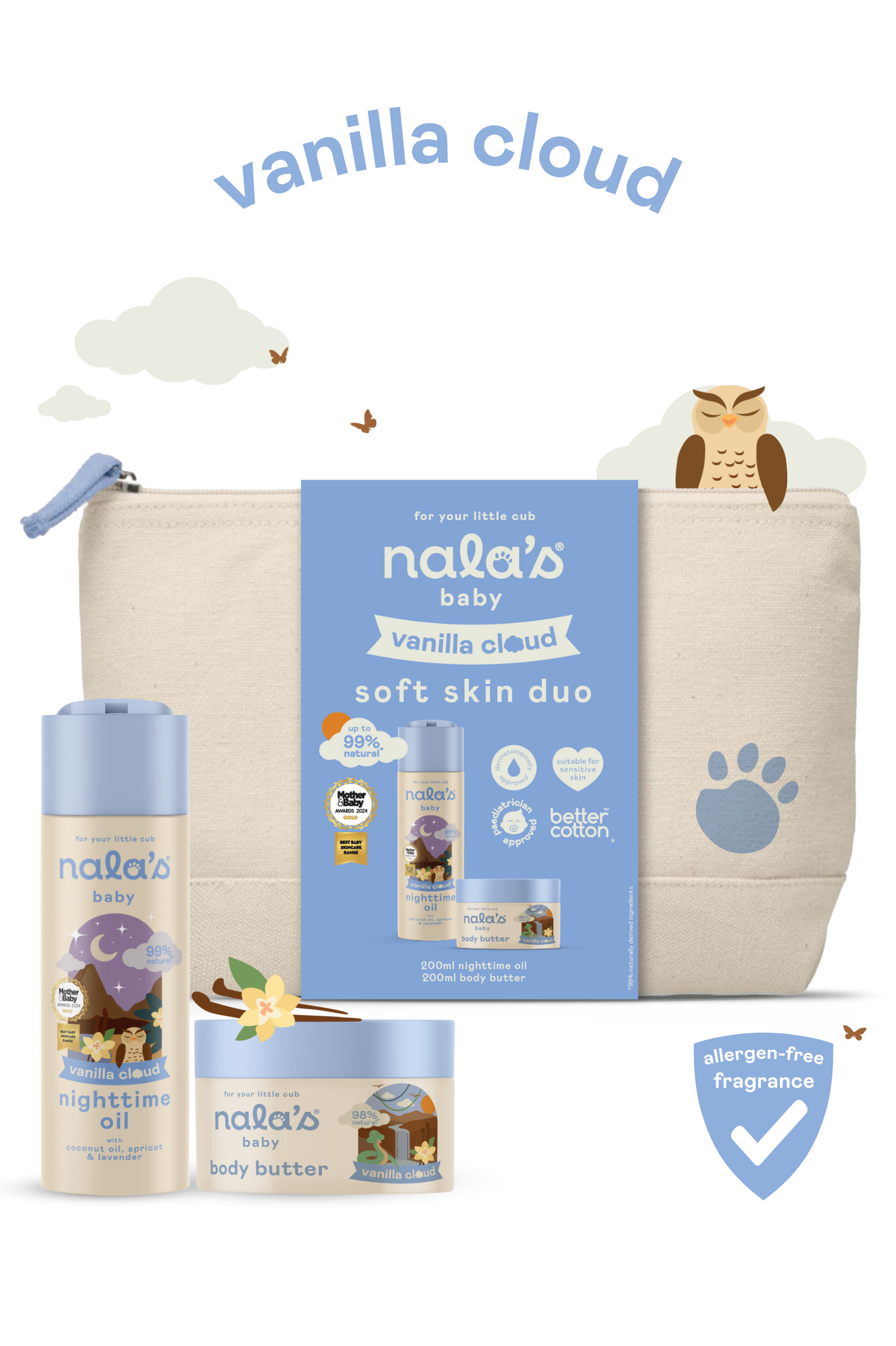Image of Vanilla Cloud Soft Skin Duo