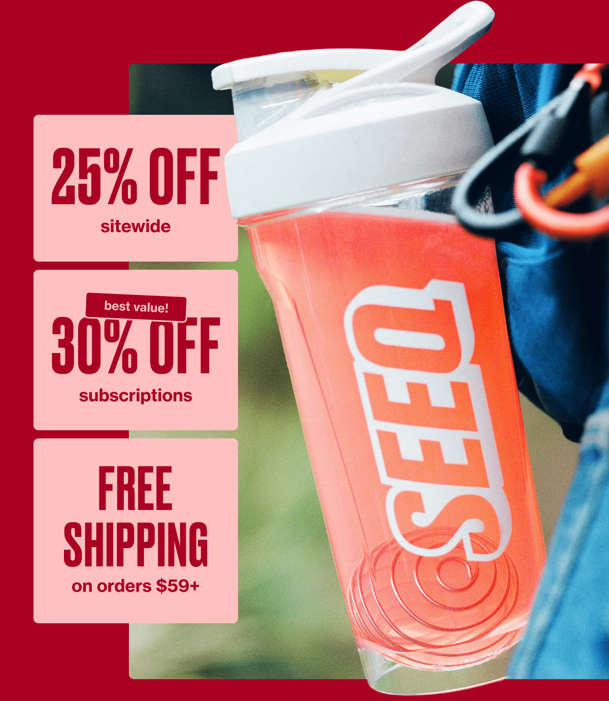 ✔️25% Off Sitewide ✔️30% Off Subscriptions (best value!) ✔️Free Shipping on Orders $59+