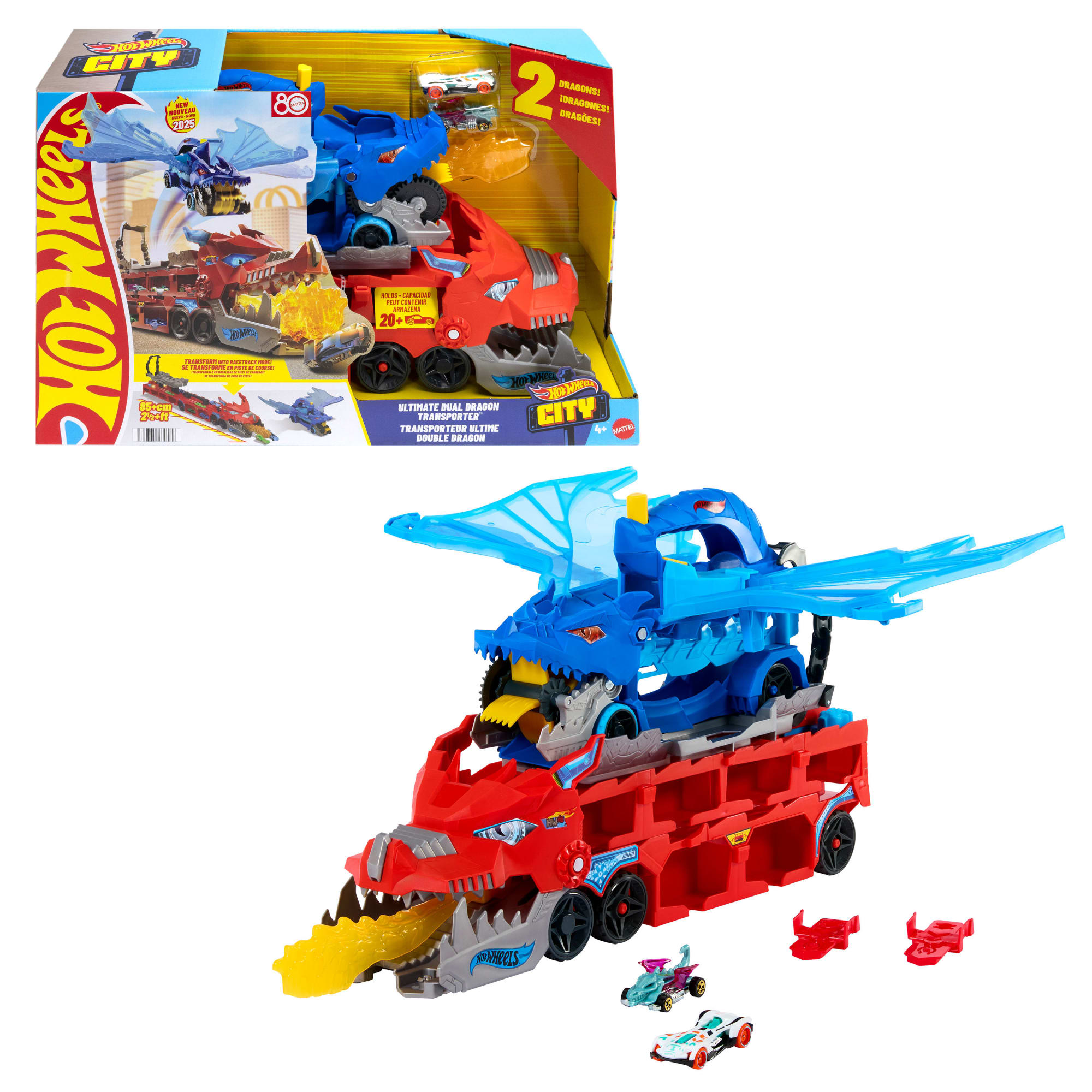 Image of Hot Wheels Ultimate Dual Dragon Transporter