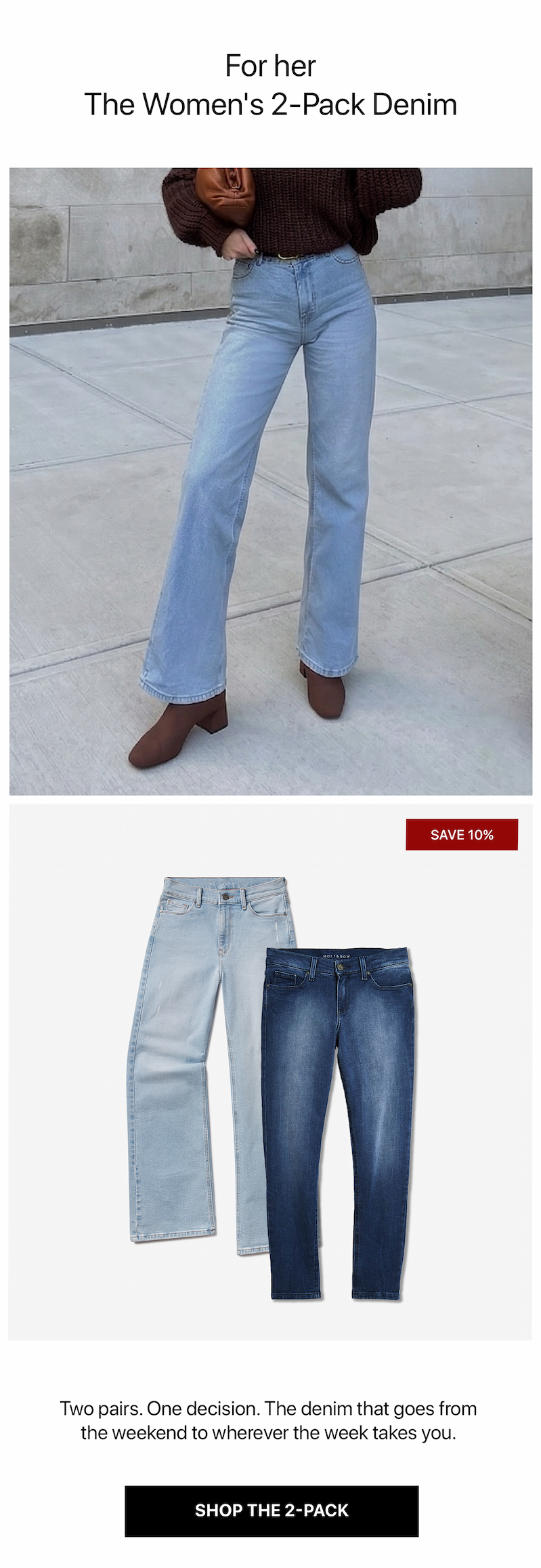 2 pair of Women's Jeans