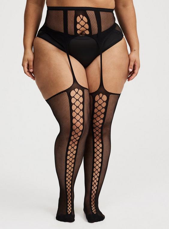 Faux Garter Stocking