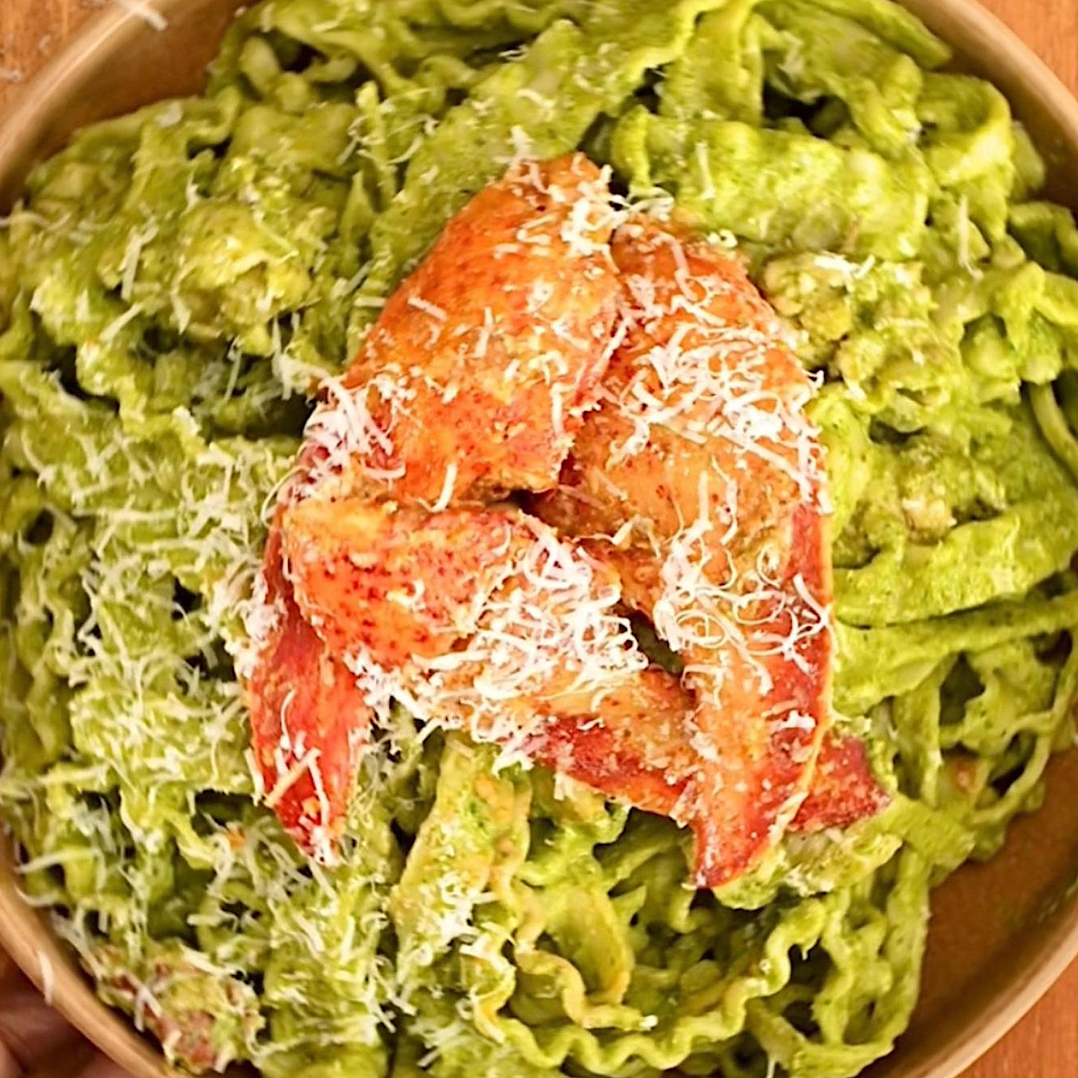 Lobster Pesto Pasta