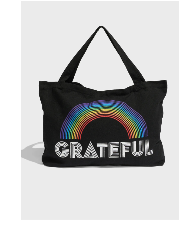 Rainbow Heart Tote Bag