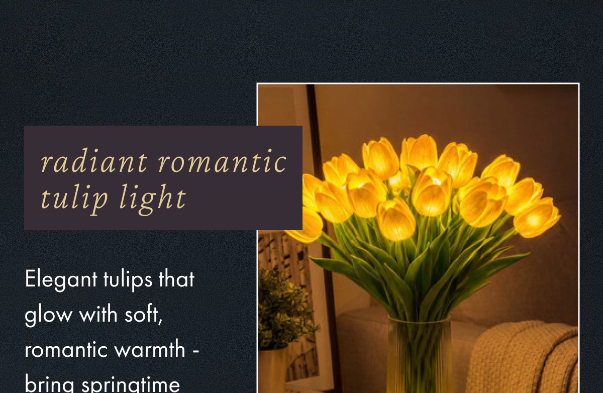 Radiant Romantic Tulip Light
