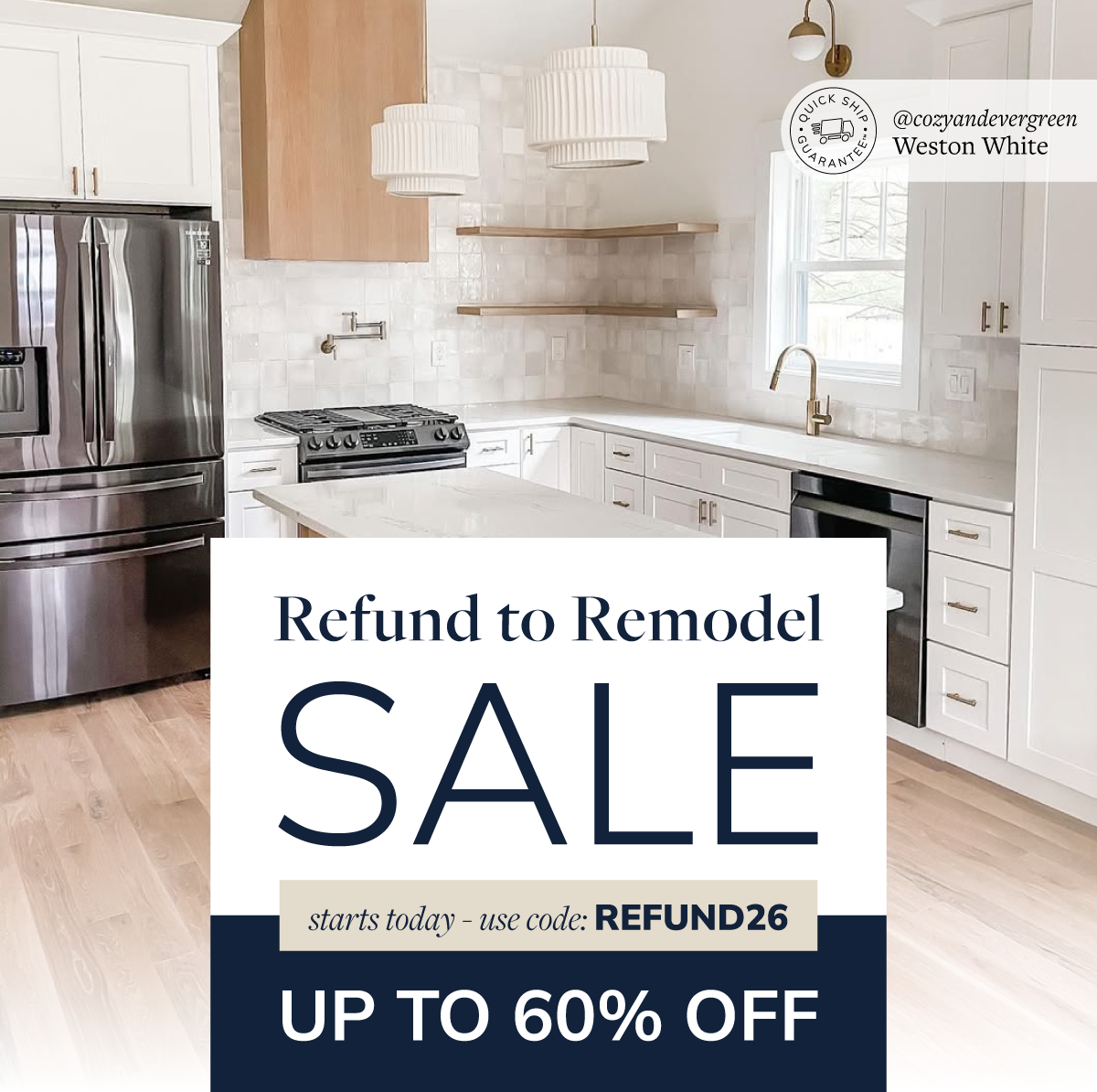 Refund to Remodel Sale: Up to 60% Off