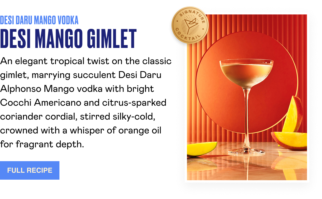 Desi Mangi Gimlet Recipe