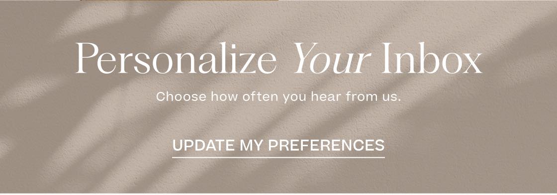Update my preferences