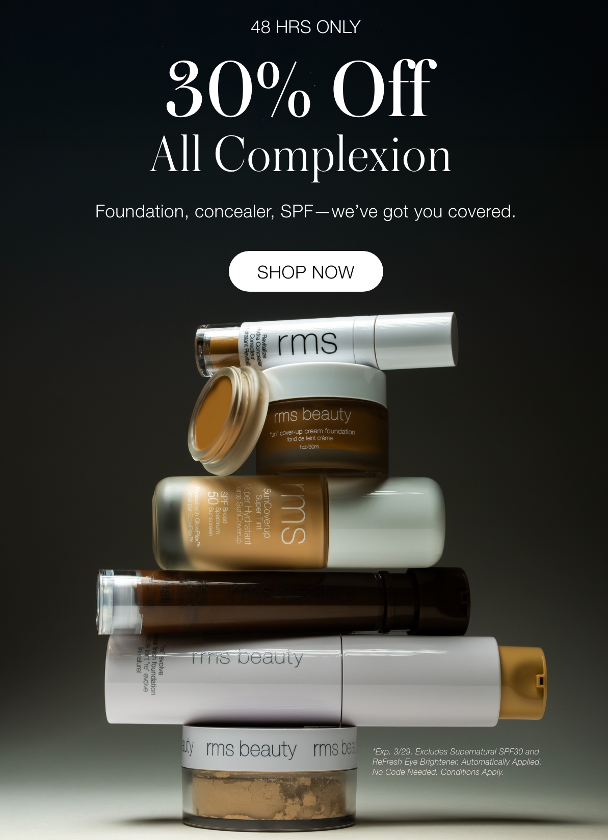 48 Hours Only: 30% Off Complexion