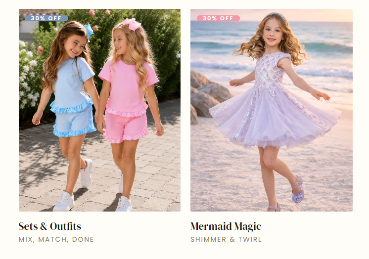 Sets & Outfits Mix, match, done