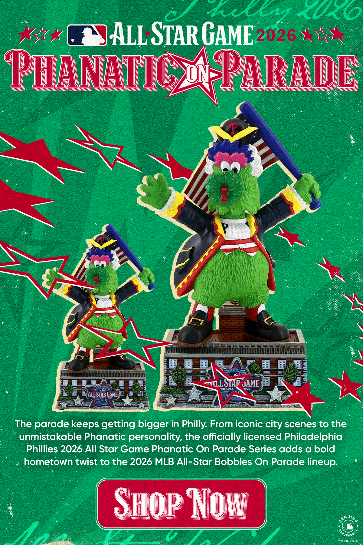 Celebrate the 2026 MLB All-Star Game with the Phillie Phanatic!