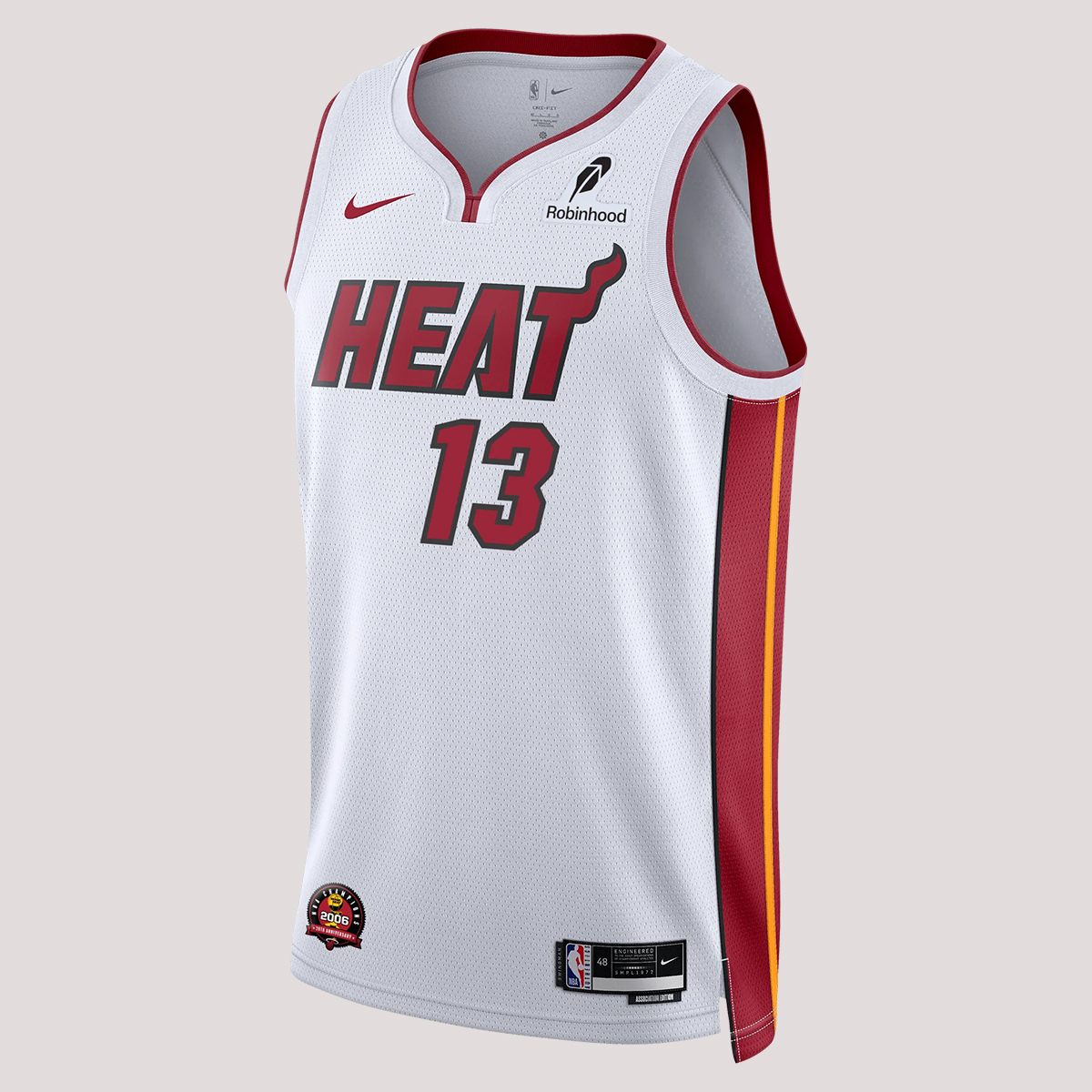 Bam Adebayo Nike Miami HEAT Association White Swingman Jersey