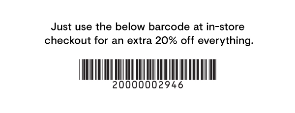 Extra 20%