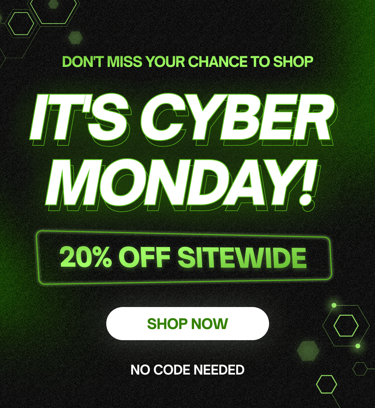 It's Cyber Monday!