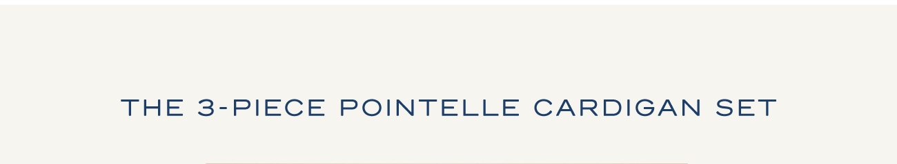 The 3-Piece Pointelle Cardigan Set