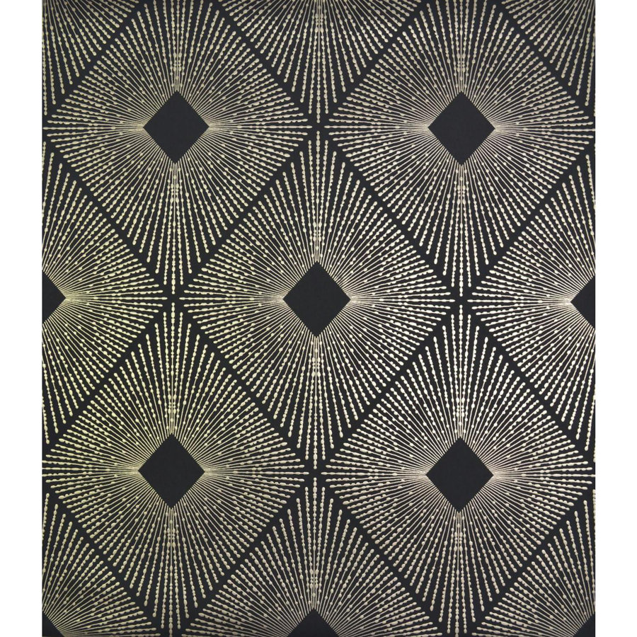 Antonina Vella Modern Metals Harlowe 32.8' L x 20.8" W Metallic Wallpaper Double Roll