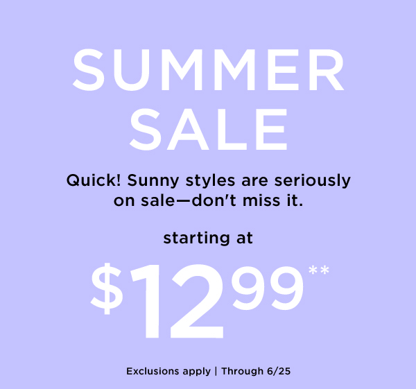 Summer Sale
