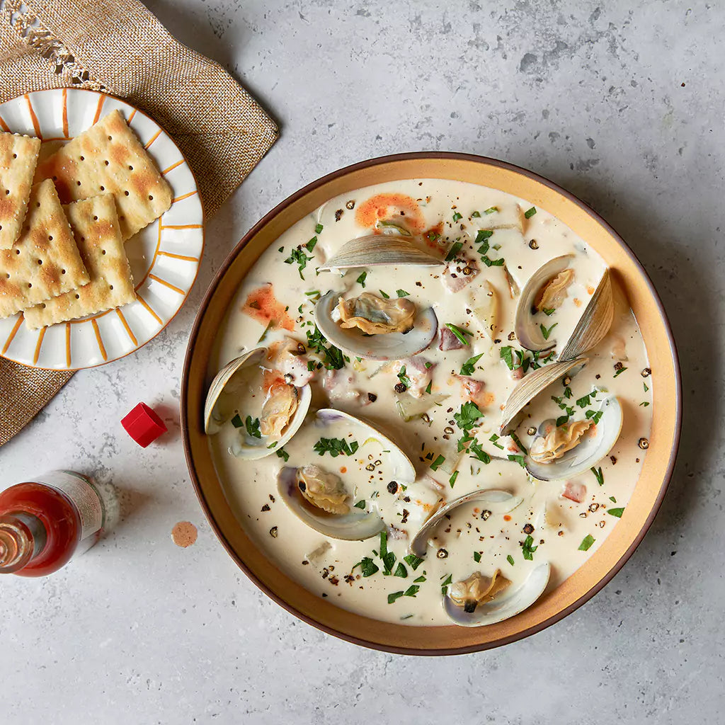 Image of Clam Chowder with Bacon